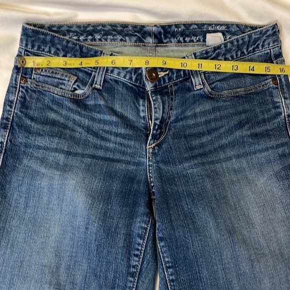 EDDIE BAUER 6 Medium Wash Curvy Barely Boot Denim Jeans Retro Casual Everyday - Picture 6 of 11
